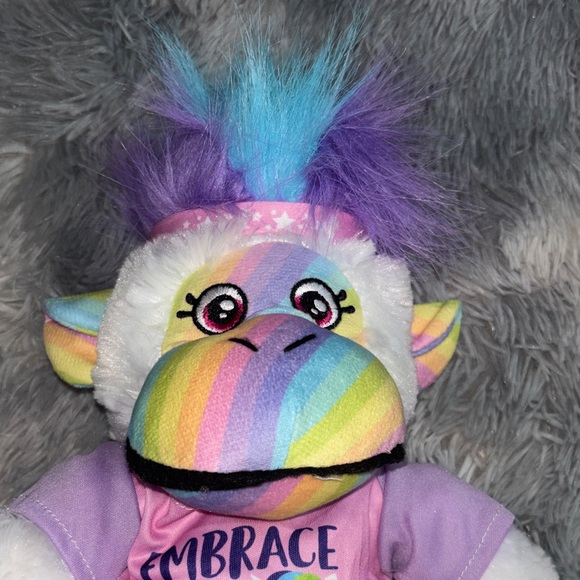 Kipp bros Mohawk Monkey Rainbow Plush Unicorn - Picture 5 of 10